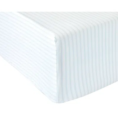 Anne De Solene Eole Fitted Sheet, Queen In Blue