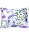 Anne De Solene Anne De Solène Ephemere Organic Percale Reversible Boudoir Sham In Multi