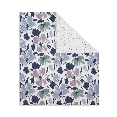 Anne De Solene Face A Face Duvet Cover, King In Blue