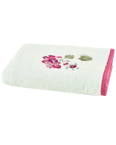 Anne De Solene Flanerie Bath Sheet In Pink