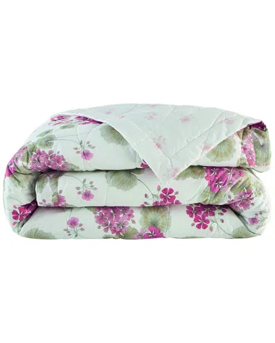 Anne De Solene Anne De Solène Flanerie Organic Percale Coverlet In Multi