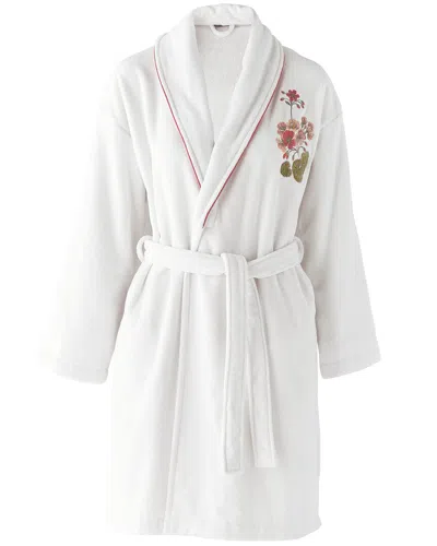 Anne De Solene Anne De Solène Flanerie Velvet Bathrobe In White