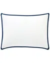 Anne De Solene Anne De Solène Fontainebleau Percale Boudoir Sham In White