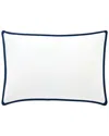 Anne De Solene Anne De Solène Fontainebleau Percale Sham In White