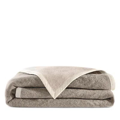 Anne De Solene Frima Virgin Wool Bed Blanket, King In Grège