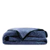Anne De Solene Frima Virgin Wool Bed Blanket, Queen In Blue