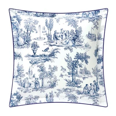 Anne De Solene Galante Sham In Blue,white