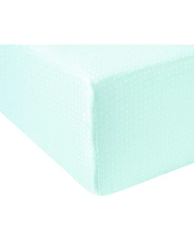 Anne De Solene Hesperides 300 Thread Count Fitted Sheet In Blue
