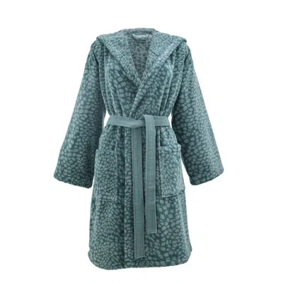 Anne De Solene Imaginaire Bathrobe In Blue,green
