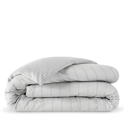 Anne De Solene Journey Reversible Striped Duvet Cover, Queen In Gray
