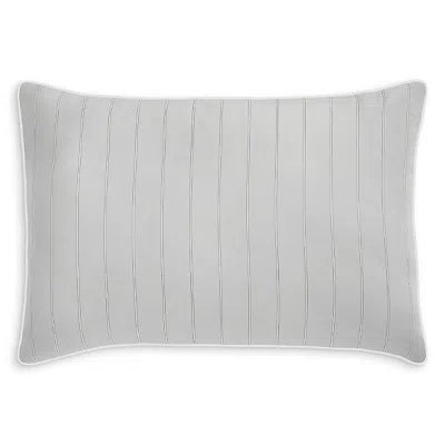 Anne De Solene Journey Reversible Striped King Pillow Sham In Gray