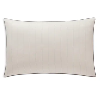 Anne De Solene Journey Striped Sateen Standard Sham In Brown