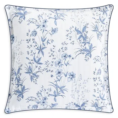 Anne De Solene La Suite Reversible Jacquard Euro Pillow Sham In Blue