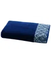 Anne De Solene Anne De Solène Loopstitch Galante Hand Towel In Blue