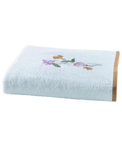 Anne De Solene Anne De Solène Loopstitch Perle Lune Bath Sheet In Blue