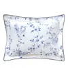Anne De Solene Malacca Boudoir Sham In Blue On White