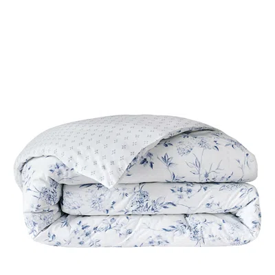 Anne De Solene Malacca Duvet Cover, Full Queen In Blue On White