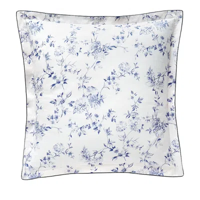 Anne De Solene Malacca Euro Sham In Blue On White