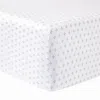 Anne De Solene Malacca Fitted Sheet, Queen In Blue On White