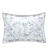 Anne De Solene Malacca King Sham In Blue On White