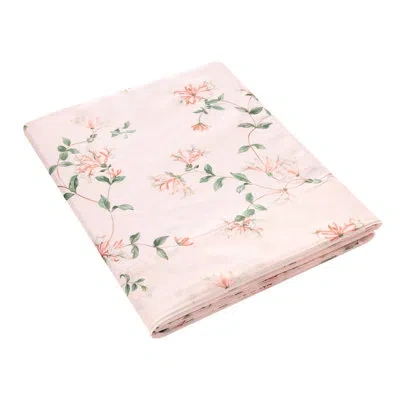 Anne De Solene Nature Flat Sheet In Pink