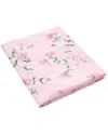 Anne De Solene Anne De Solène Nature Organic Percale Flat Sheet In Pink