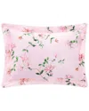 Anne De Solene Anne De Solène Nature Organic Percale Reversible Boudoir Sham In Pink