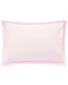 Anne De Solene Anne De Solène Nature Organic Percale Reversible Sham In Pink