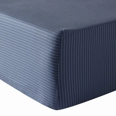 Anne De Solene Nocturne Fitted Sheet In Blue