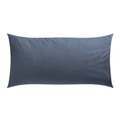 Anne De Solene Nocturne Pillowcase Pair In Denim Blue,gray