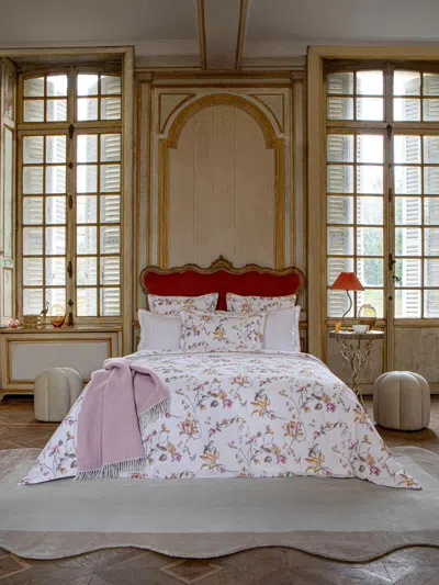 Anne De Solene Perle Lune Sheet & Pillowcase Collection In Pink