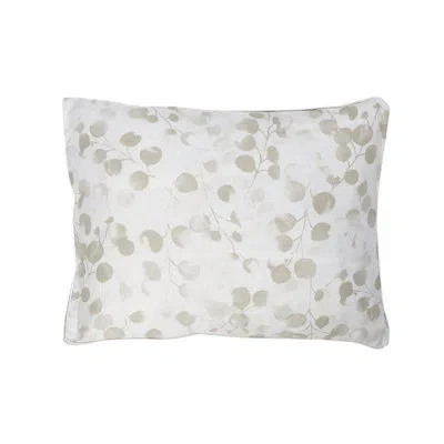 Anne De Solene Rosée 100% Cotton Sham In Gray