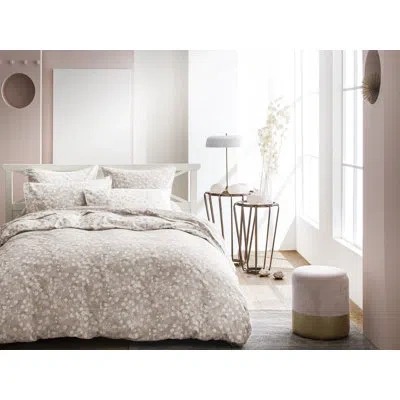 Anne De Solene Rosée 100% Cotton Sham In White;beige