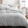 Anne De Solene Rosee Gris Reversible Duvet Cover, King In Multicolor