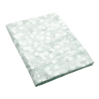 Anne De Solene Rosée Sauge Queen Flat Sheet In Floral