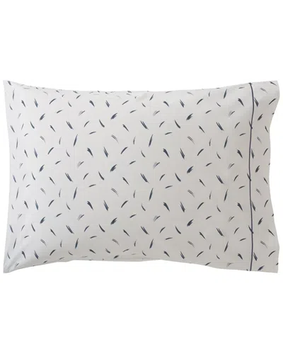 Anne De Solene Face A Face Set Of 2 Pillow Cases In Blue