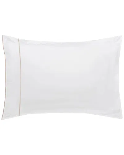 Anne De Solene Anne De Solène Set Of Two 200 Thread Count Louvre Pillowcases In White