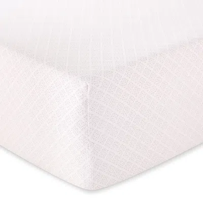 Anne De Solene Verriere King Fitted Sheet In White