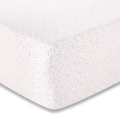 Anne De Solene Verriere Queen Fitted Sheet In White
