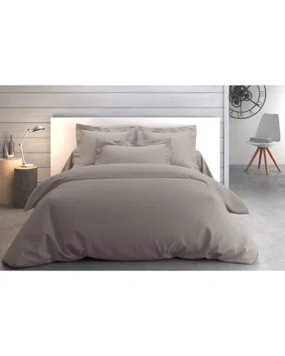 Anne De Solene Vexin 200 Thread-count Duvet Cover In Gray