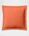 Anne De Solene Vexin 200 Thread-count Euro Sham In Orange