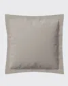 Anne De Solene Vexin 200 Thread-count Euro Sham In Gray