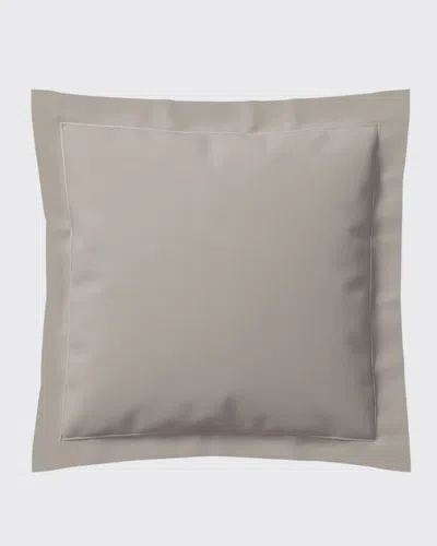 Anne De Solene Vexin 200 Thread-count Euro Sham In Gray