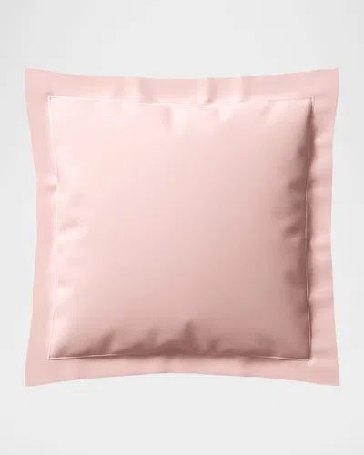 Anne De Solene Vexin 200 Thread-count Euro Sham In Pink