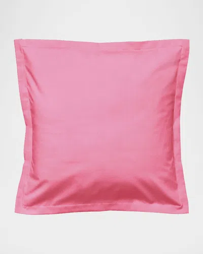 Anne De Solene Vexin 200 Thread-count Euro Sham In Pink