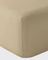 Anne De Solene Vexin 200 Thread-count Fitted Sheet In Brown