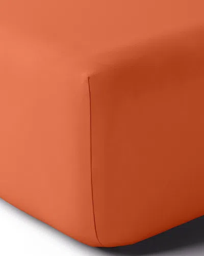 Anne De Solene Vexin 200 Thread-count Queen Fitted Sheet In Epices