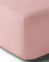 Anne De Solene Vexin 200 Thread-count King Fitted Sheet In O De Rose
