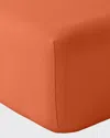 Anne De Solene Vexin 200 Thread-count Queen Fitted Sheet In Red