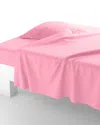 Anne De Solene Vexin 200 Thread-count Queen Flat Sheet In Pivoine